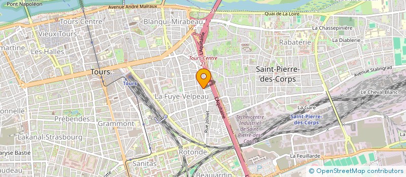 localisation de l'entreprise QUALIPARC INVEST  TOURS