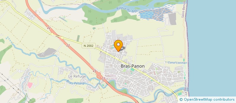 localisation de l'entreprise QUALIPASS' O.I.  BRAS-PANON