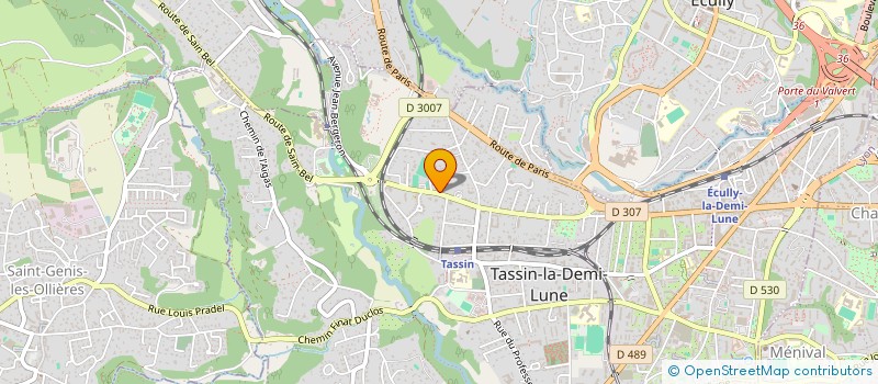 localisation de l'entreprise QUALIPAT à TASSIN-LA-DEMI-LUNE