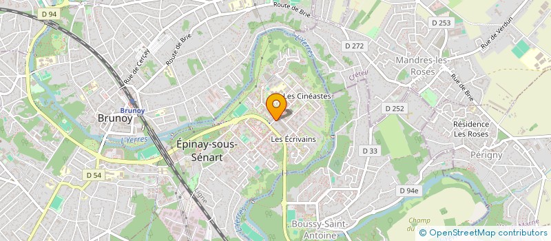 localisation de l'entreprise QUALIPHAR à EPINAY-SOUS-SENART