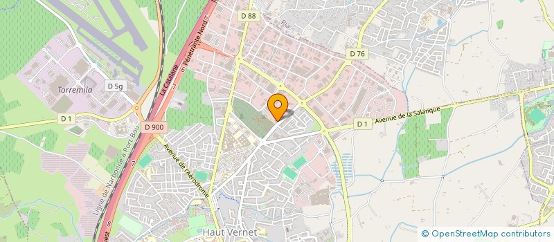 localisation de l'entreprise QUALIPLAC à PERPIGNAN