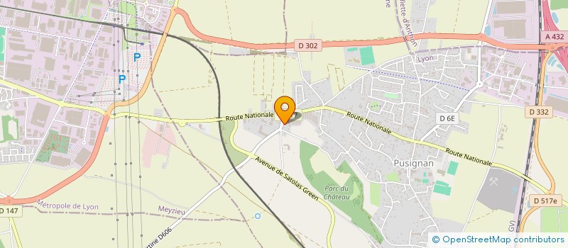 localisation de l'entreprise QUALIPLOMBERIE  CHARVIEU-CHAVAGNEUX