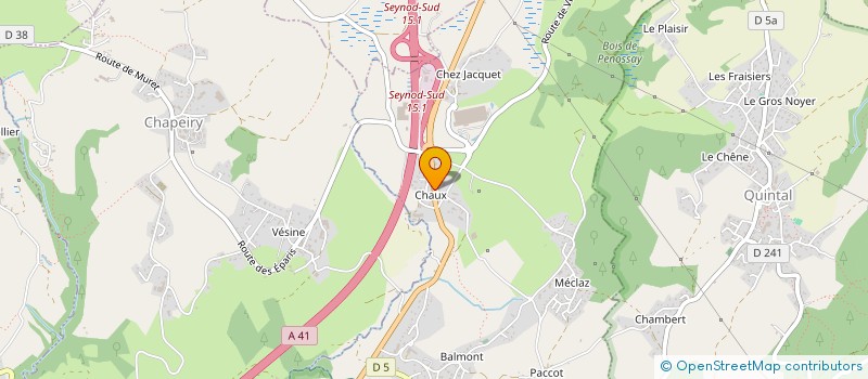 localisation de l'entreprise QUALIPOSE à ANNECY