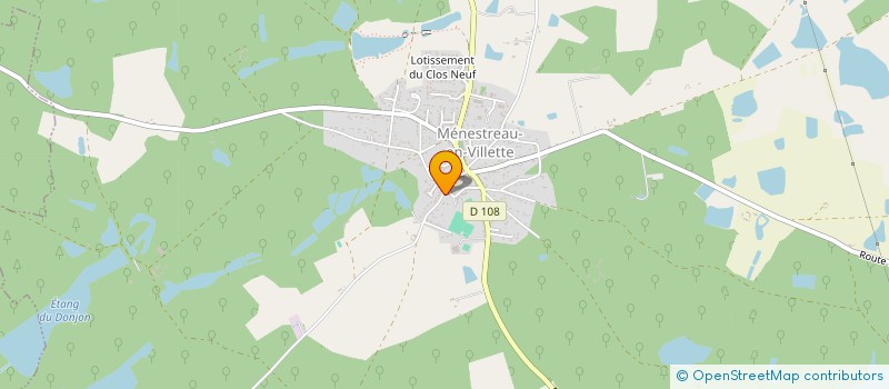 localisation de l'entreprise QUALIPOSE  MENESTREAU-EN-VILLETTE