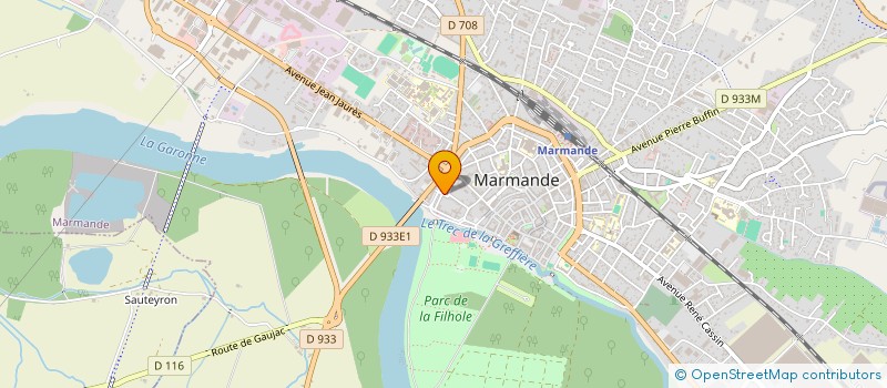 localisation de l'entreprise QUALIPOSE ENERGIE CONSEIL  MARMANDE