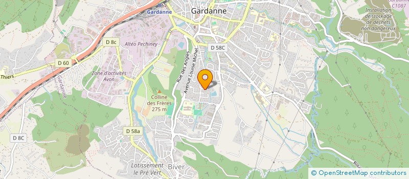 localisation de l'entreprise QUALIPOSE FERMETURES  GARDANNE