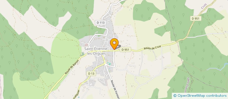 localisation de l'entreprise QUALIPOSE GW à SAINT-ETIENNE-LES-ORGUES