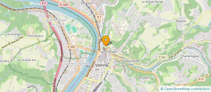 localisation de l'entreprise QUALIPRET à VIENNE