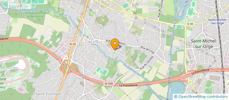 localisation de l'entreprise QUALIPRIMEUR  LINAS