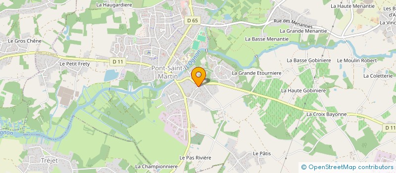 localisation de l'entreprise QUALIPRO CONSTRUCT  PONT-SAINT-MARTIN