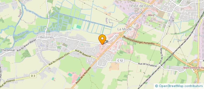 localisation de l'entreprise QUALIREA à BESSINES