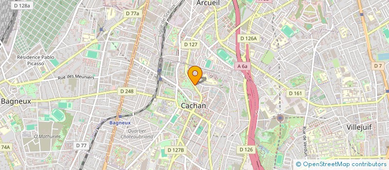 localisation de l'entreprise QUALIRENOV  CACHAN