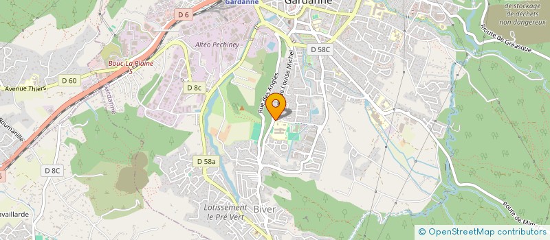 localisation de l'entreprise QUALIRENOVATION à GARDANNE