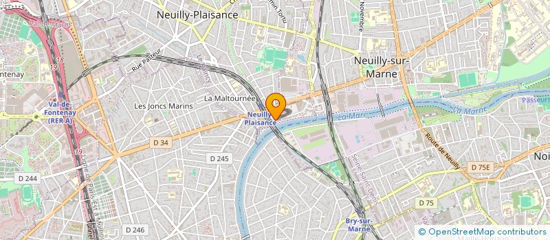 localisation de l'entreprise QUALIS-ACADEMY  NEUILLY-PLAISANCE