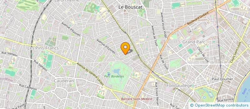 localisation de l'entreprise QUALIS FIDES à LE BOUSCAT