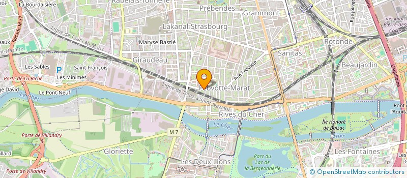 localisation de l'entreprise QUALIS HOLDING  TOURS