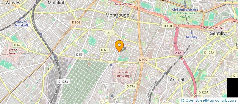 localisation de l'entreprise QUALIS TERTIAIRE à MONTROUGE