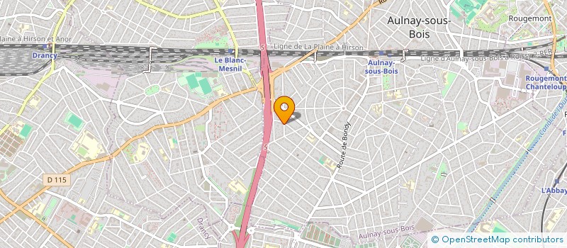 localisation de l'entreprise QUALISEO à AULNAY-SOUS-BOIS