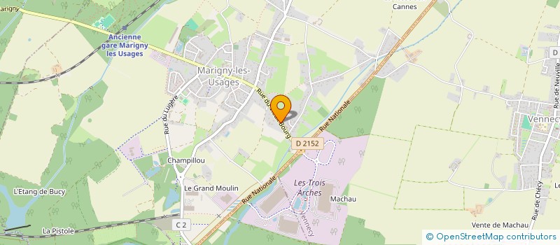 localisation de l'entreprise QUALISOFT CONSULTING  MARIGNY-LES-USAGES
