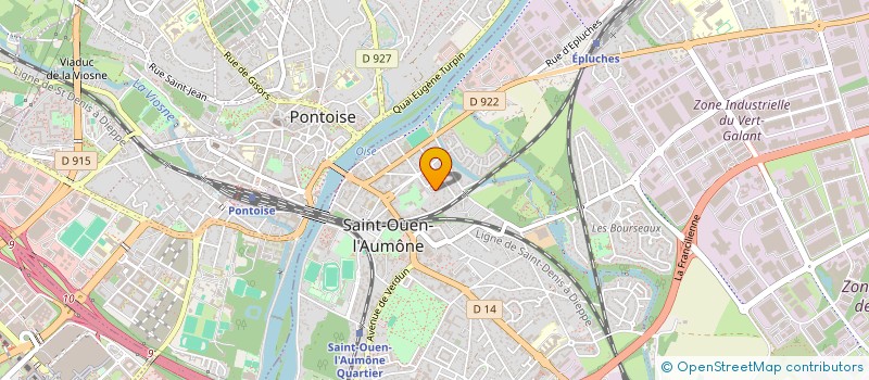 localisation de l'entreprise QUALISOPERF à SAINT-OUEN-L'AUMONE