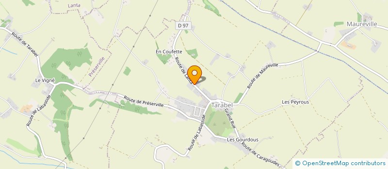 localisation de l'entreprise QUALISPHERE à TARABEL