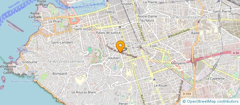 localisation de l'entreprise QUALISTA SECOND OEUVRE  MARSEILLE