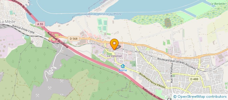 localisation de l'entreprise QUALIT AMIANTE à CHATEAUNEUF-LES-MARTIGUES