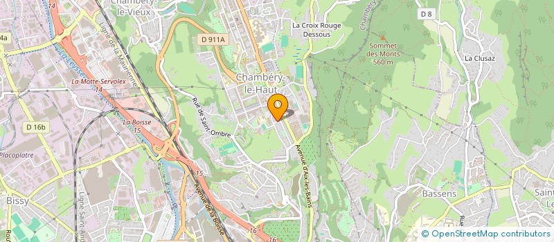 localisation de l'entreprise QUALIT'ETANCH à CHAMBERY