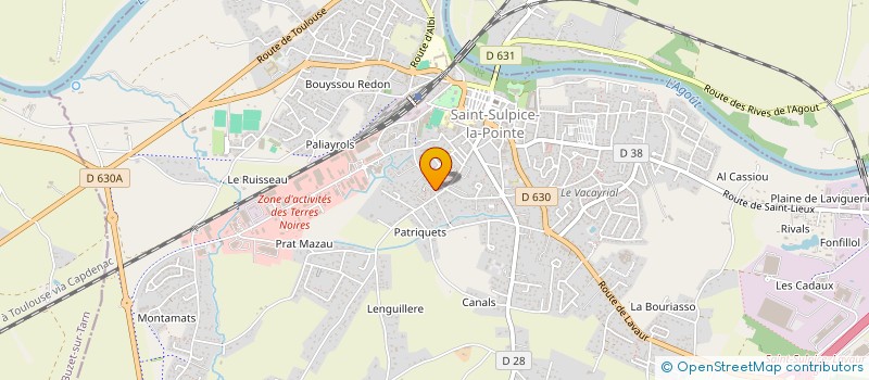 localisation de l'entreprise QUALIT'HABITAT  SAINT-SULPICE-LA-POINTE