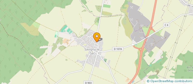 localisation de l'entreprise QUALIT'IMMO 21  SAVIGNY-LE-SEC