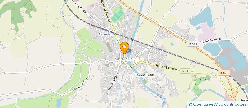 localisation de l'entreprise QUALITANIE à SAVERDUN