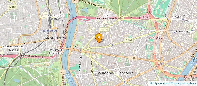 localisation de l'entreprise QUALITAS TRADE à BOULOGNE-BILLANCOURT