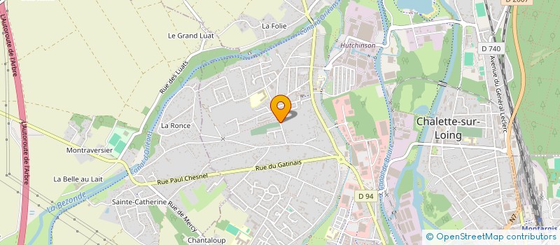 localisation de l'entreprise QUALITE BAT à CHALETTE-SUR-LOING