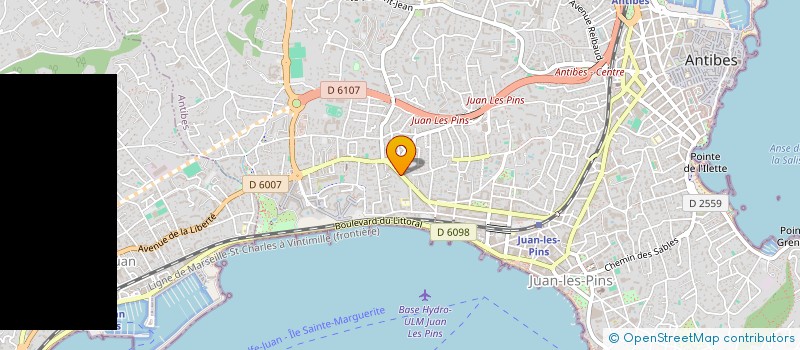 localisation de l'entreprise QUALITE BTP à ANTIBES