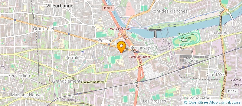 localisation de l'entreprise QUALITE DE SERVICE CONSULTANTS à VILLEURBANNE