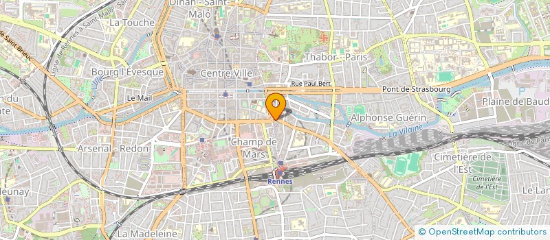 localisation de l'entreprise QUALITE DE VIE PROMOTION à RENNES