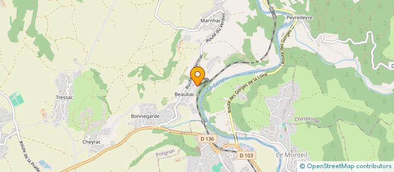 localisation de l'entreprise QUALITE DEVELOPPEMENT DURABLE 43  POLIGNAC