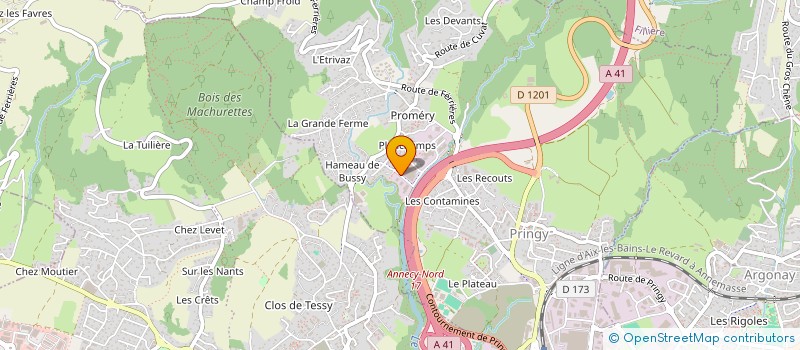 localisation de l'entreprise QUALITE ET TRADITION BEHRINGER  ANNECY