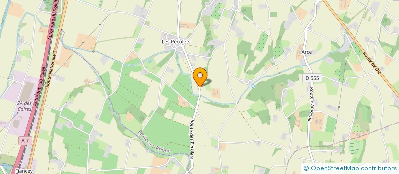 localisation de l'entreprise QUALITE FRUITS PLUS  ETOILE-SUR-RHONE