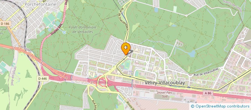 localisation de l'entreprise QUALITE GENERALE DU NETTOYAGE à VELIZY-VILLACOUBLAY