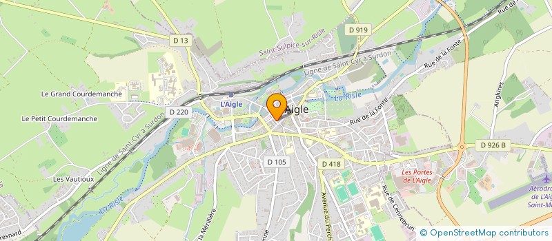 localisation de l'entreprise QUALITE GENTLEMAN à L'AIGLE