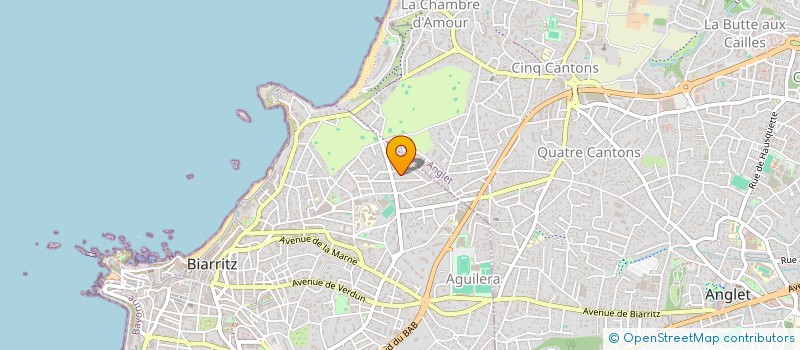 localisation de l'entreprise QUALITE GLACE à BIARRITZ