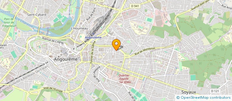 localisation de l'entreprise QUALITE INNOVATION ENFANCE POUR DES TEMPS OPPORTUNS à ANGOULEME