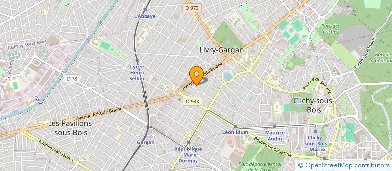 localisation de l'entreprise QUALITE LOGISTIQUE FRET à LIVRY-GARGAN