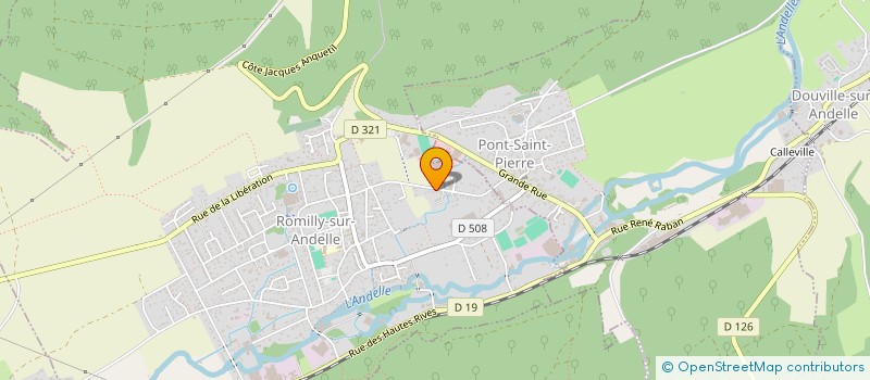 localisation de l'entreprise QUALITE PREVENTION SECURITE  ROMILLY-SUR-ANDELLE