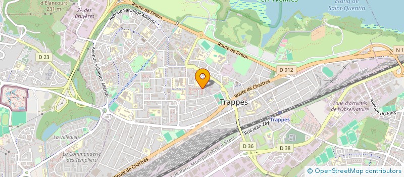 localisation de l'entreprise QUALITE SECURITE PRIVEE  TRAPPES