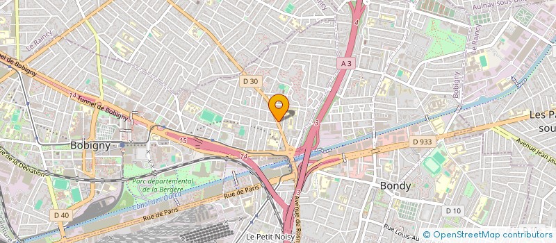 localisation de l'entreprise QUALITE STREET  BOBIGNY