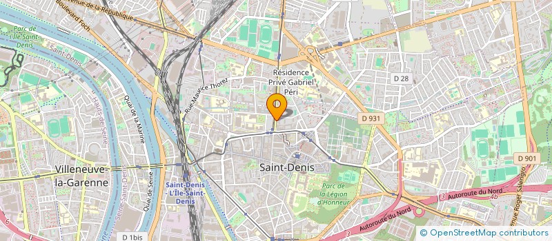 localisation de l'entreprise QUALITE TECHNIQ REVET GRESELIN à SAINT-DENIS