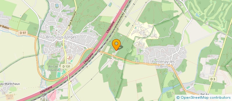 localisation de l'entreprise QUALITE TOITURE  BRIIS-SOUS-FORGES