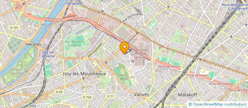 localisation de l'entreprise QUALITEA CONSULT à ISSY-LES-MOULINEAUX